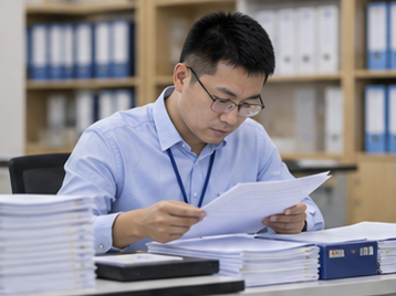 企业信用资料审核,场景示意